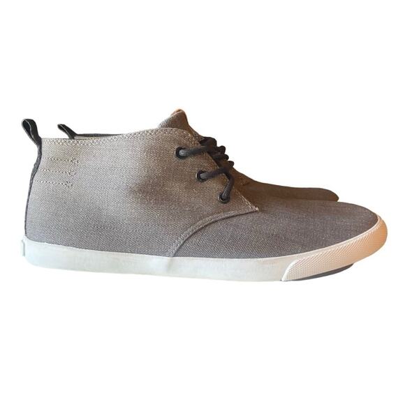 Ben Sherman Bristol Gray Canvas Mid-Top Chukka Sneakers Blokecore Mens Size, 11 main image 10
